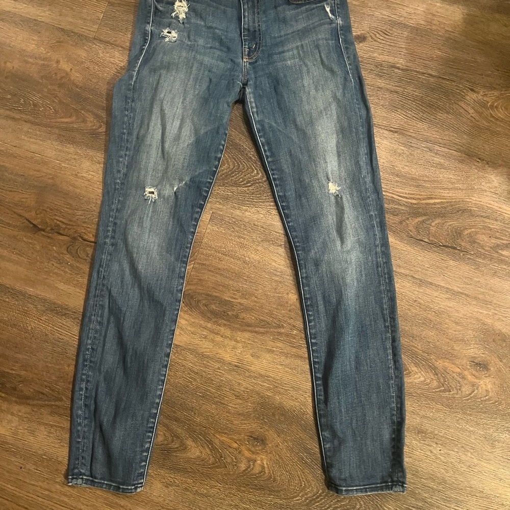 Mother Womens High Waisted Looker “Rough It Up” Jeans - Size 26